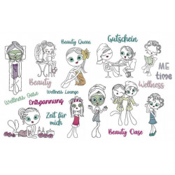 Stickserie - Beauty Girls